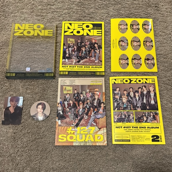 NCT 127 NEOZONE COMPLETE ALBUM - Picture 3 of 5
